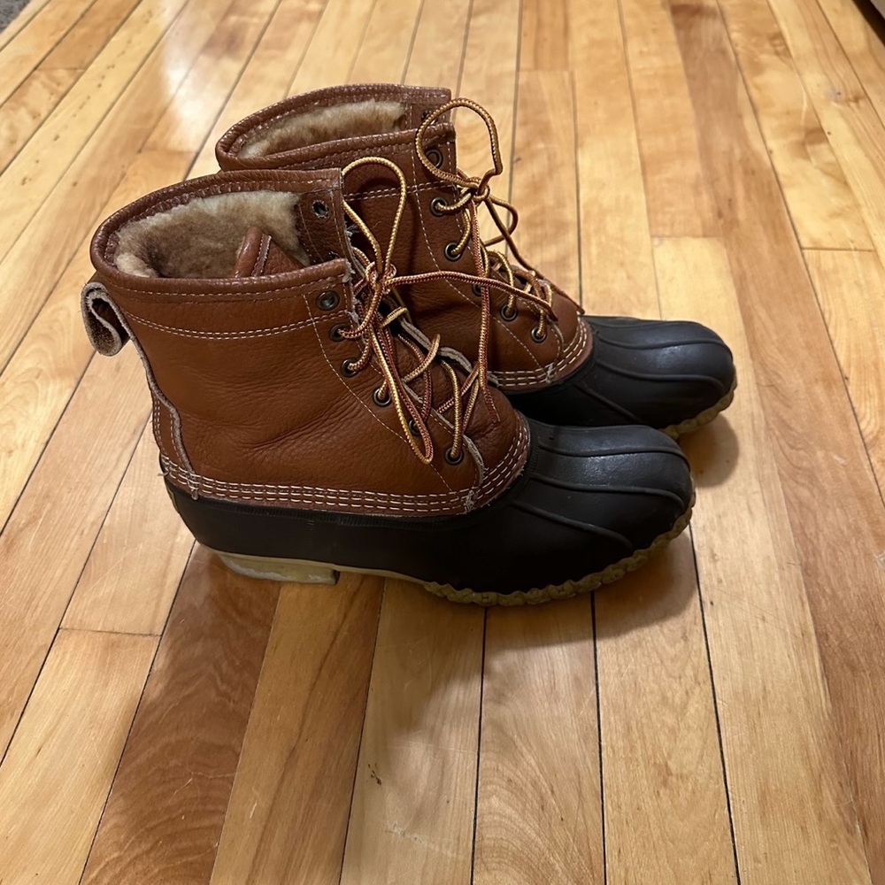 Bean Boots Shearling Lined Insulated